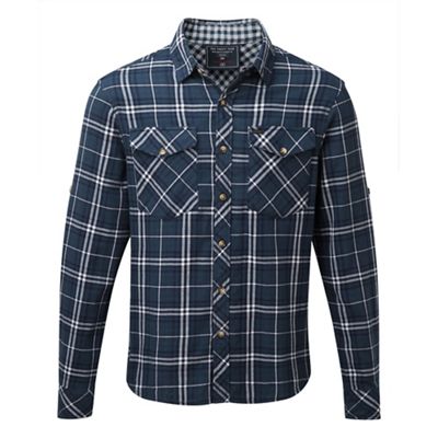 Tog 24 Navy check buddy deluxe lined double weave shirt